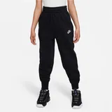 Nike Sportswear Club Fleece High-Waist Jogginghose Mädchen 010 black/black/white XS 122-128 cm