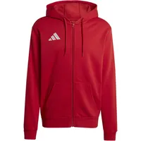 adidas Entrada 26 Full Zip Hoodie Team Power red 2/White, S