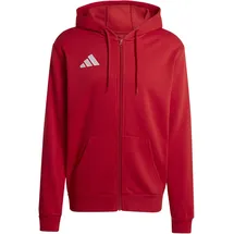 adidas Entrada 26 Full Zip Hoodie Team Power red 2/White, S