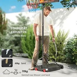 aiyaplay Basketballkorb Kunststoff, Stahl