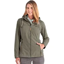 G.I.G.A. DX by killtec Jacke Jamil Wmn Jckt Funktionsjacke Outdoorjacke mit abzippbarer Kapuze, dunkeloliv, 38