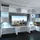 Belini Wohnwand Vollausstattung Wohnzimmer-Set Moderne Schrankwand mit LED-Beleuchtung Anbauwand TV-Schrank Weiß