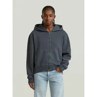 G-Star Damen Washed Zip Relaxed Sweatshirt - L