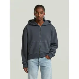 G-Star Damen Washed Zip Relaxed Sweatshirt - L