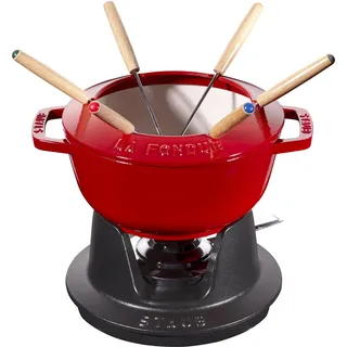 Staub Fondue Set kirschrot,