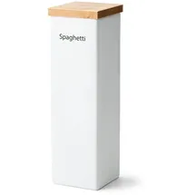 Continenta Vorratsdose Spaghetti weiß 10 x 10 x 34 cm 2,5 l