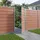 [neu.holz] Gartentor Segovia 180 x 90 cm Braun/WPC