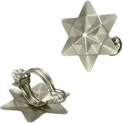 Dekoklammer LIEDECO "Orbit", silber (silberfarben), 2 St., Metall, Gardinenbefestigungen, für Gardinen, Vorhänge
