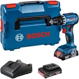 Bosch Professional GSR 18V-45  inkl. 2 x 2,0 Ah + L-Boxx