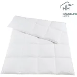 HÄUSSLING HOME Winter Daunendecke 155x220 cm | extra warme Winterdecke, Bettdecke Winter, Deutsche Manufaktur, 90% Daunen, auch für Allergiker ge... - Weiß