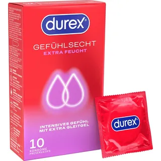 DUREX Gefühlsecht Extra Feucht 10 St.
