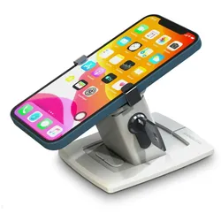 Gripzo V3 Slim Smartphone-/ Tablet Tischhalterung 7  bis 10,1 Zoll, Diebstahlschutz, weiß