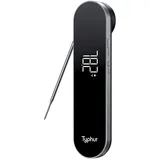 typhur Grillthermometer 25 cm schwarz wasserdicht