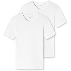 SCHIESSER Uncover by SCHIESSER Herren T-Shirt 2er Pack - Unterhemd/Shirt Kurzarm - L