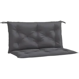 vidaXL Bankauflage 100 x 50 x 7 cm anthrazit 2 St.