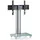 VCM Tosal TV-Standfuß silber/Mattglas