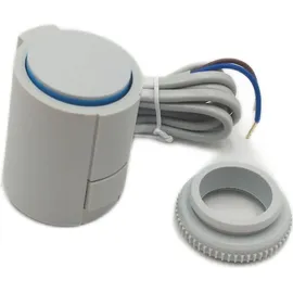 Möhlenhoff Stellantrieb Alpha-5 Fussbodenheizung 230V Typ VA80 passend auf Heimeier/Kermi/Roth/Herb/Thermoval u.a, Grau