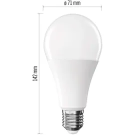 EMOS Classic ZQ5E71 LED Lampe A70, E27 16W 120W 1901lm, Warmweiß