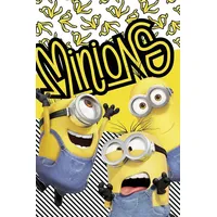 Jerry Fabrics Minions Fleecedecke Schmusedecke Kuscheldecke 100 x 150