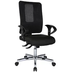 Topstar Bürostuhl Open XT (N), OX790U G200 Stoff schwarz, Gestell chrom
