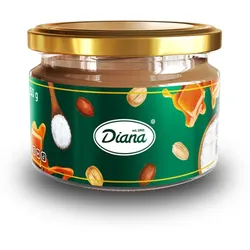 Diana Company Aufstrich aus Erdnüssen mit salzigem Karamell Nussaufstrich 250 g