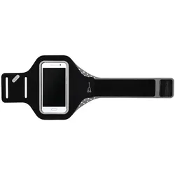 HAMA Sport-Armband Running für Smartphones, Größe XL (5") Schwarz