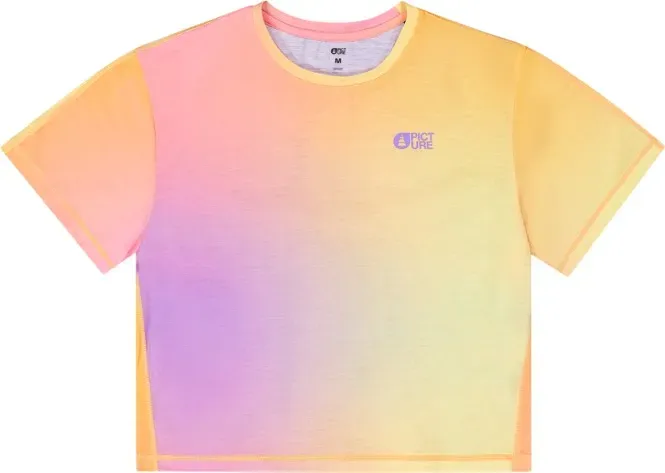 PICTURE TIMONT BOXY PRINTED TECH T-Shirt 2026 gradient print - M