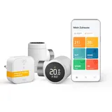 tado° Smartes Heizkörperthermostat X – Starter Kit mit Bridge X, Heizungssteuerung per App und Smart Speaker (Alexa, Siri, Google Assistant), Energie sparen, DIY Installation, nicht kompatibel mit V3+