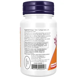 NOW Foods Astaxanthin 10 mg Spftgels 60 St.
