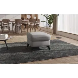Polsterhocker SIT & MORE "Astoria", grau (anthrazit), B:63cm H:48cm T:74cm, 100% Polyester, Hocker, Passend zur "Astoria"-Serie
