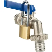 tecuro Kugelauslaufventil 3/4 Messing goldfarben