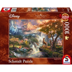 Schmidt Spiele GmbH Puzzle »1000 Teile Schmidt Spiele Puzzle Thomas Kinkade Disney Bambi 59486«, 1000 Puzzleteile