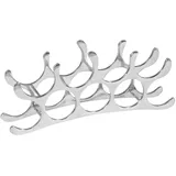 MID.YOU Weinregal Metall Alufarben ca. 55x20x12cm