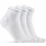 Craft Active Mid Sock 3er Pack Weiß 40-42