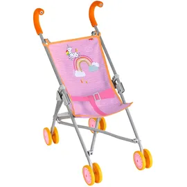 HABA Puppenbuggy Regenbogen rosa