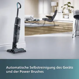 Philips XW7110/01 AquaTrio Cordless Serie 7000 saugen und wischen, kabellos, Nass-/Trockensauger, Akkubetrieb