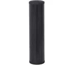 vidaXL Teppich, Rechteckig Schwarz 80x300 cm Bambus