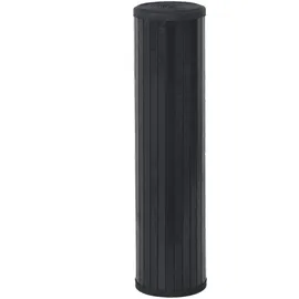 vidaXL Teppich, Rechteckig Schwarz 80x300 cm Bambus