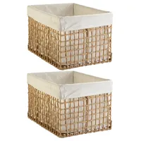 Home4You Aufbewahrungskörbe 2er Set, 40 x 25 cm -