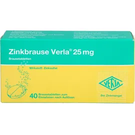VERLA Zinkbrause Verla 25 mg Brausetabletten 40 St.