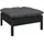 vidaXL Gartenhocker Loungesofa schwarz