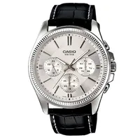 Casio Herren Uhr Casio MTP-1375L-7A - Weiß/Silber
