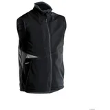 DASSY Softshell-Weste, schwarz/anthrazitgrau Gr. 2XL