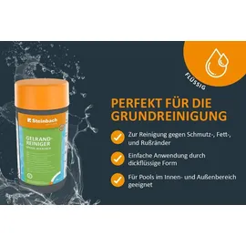 Steinbach Poolpflege Kristallklar Algezid 1 l, Aktivsauerstoff Poolchemie