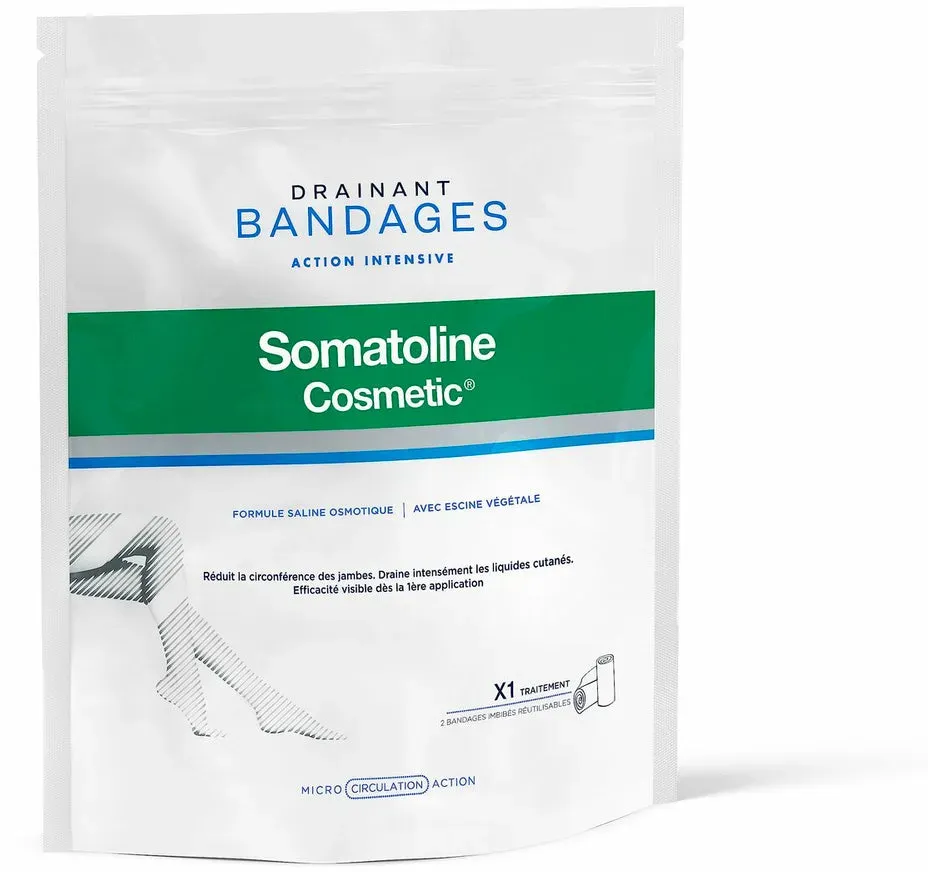 Bänder Somatoline Drenante Kit Completo Getriebe Entwässernd (1 Stück) (2 uds)