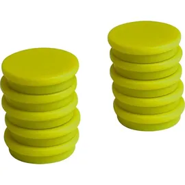 ECLIPSE MAGNETICS LTD Eclipse Organisationsmagnet rund gelb 30mm
