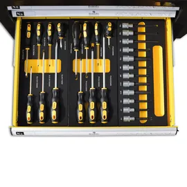 BAMATO Premium Werkstattwagen WORK-550 mit 348-tlg CrV Werkzeugset