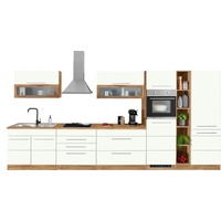 HELD MÖBEL Küchenzeile Wien, mit E-Geräten, Breite 430 cm weiß
