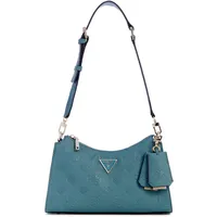 GUESS Damen Cresidia Top Zip Shoulder Bag Schultertasche, Reißverschluss Oben, Blaugrün/EIN Hauch von Paradies (Trace of Paradise)