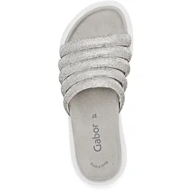 Gabor Pantolette silber, 36